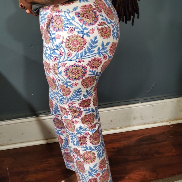 J.crew floral crop vacation pants size 6 - Picture 12 of 16